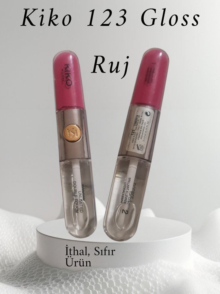 İthal Kiko 123 gloss ruj