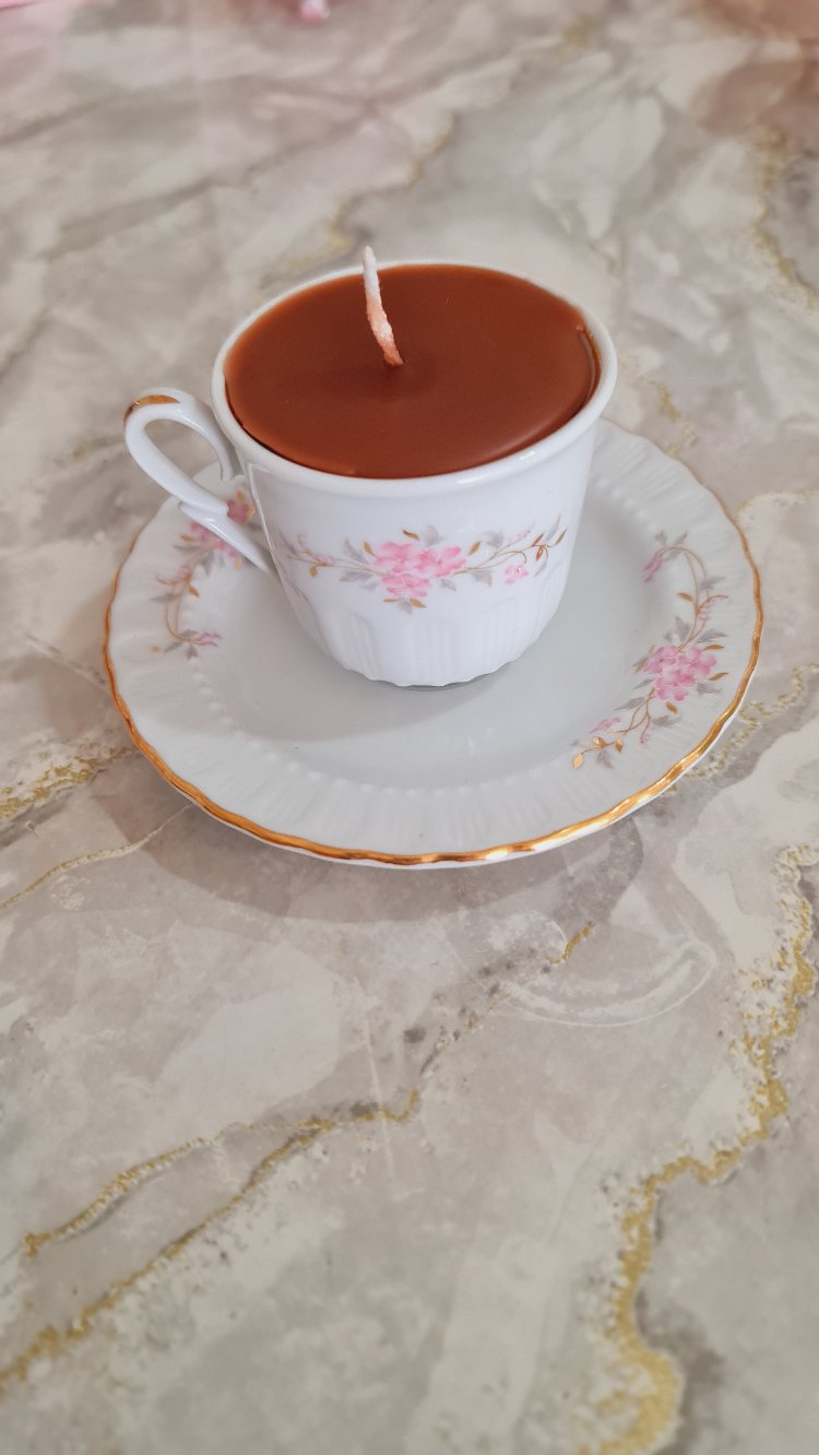 Türk kahvesi kokulu mum