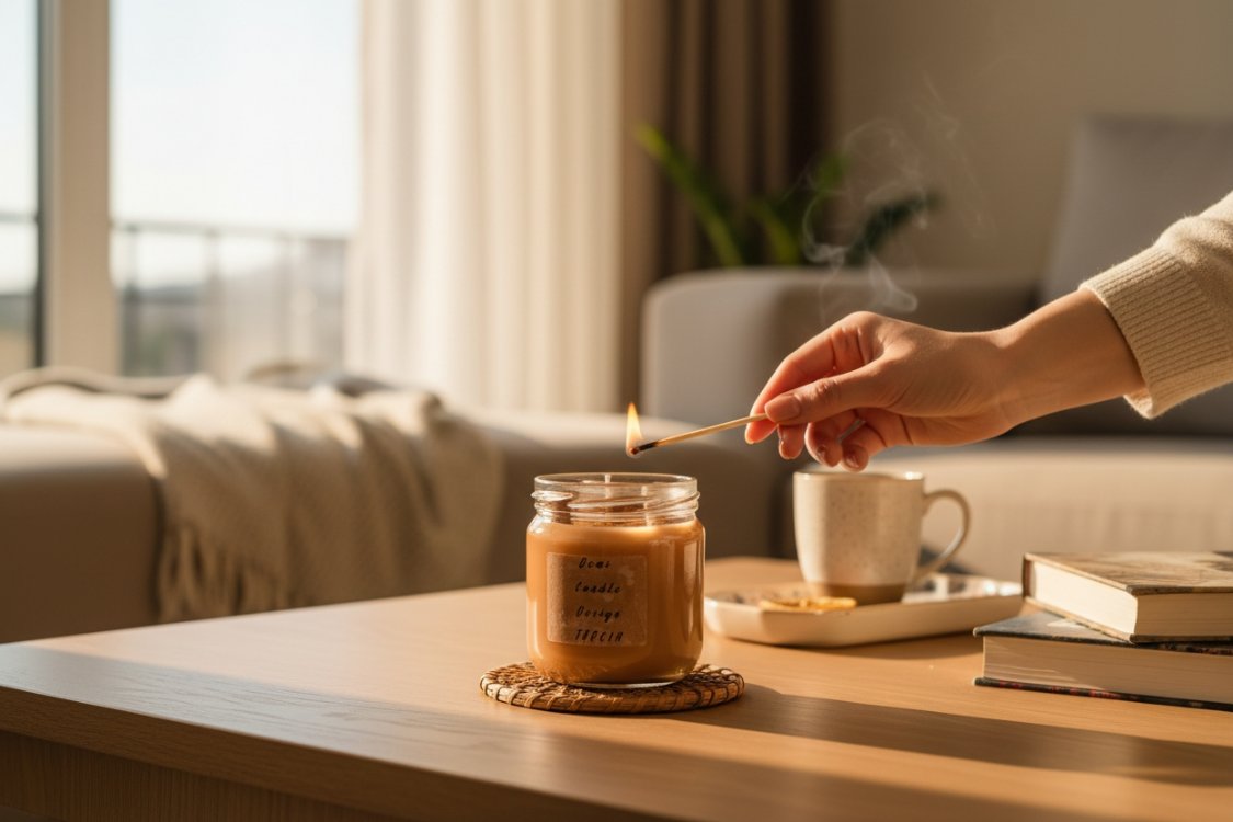Relax Serisi, Tarçın Kokulu Mum (425 cc kavanozda)