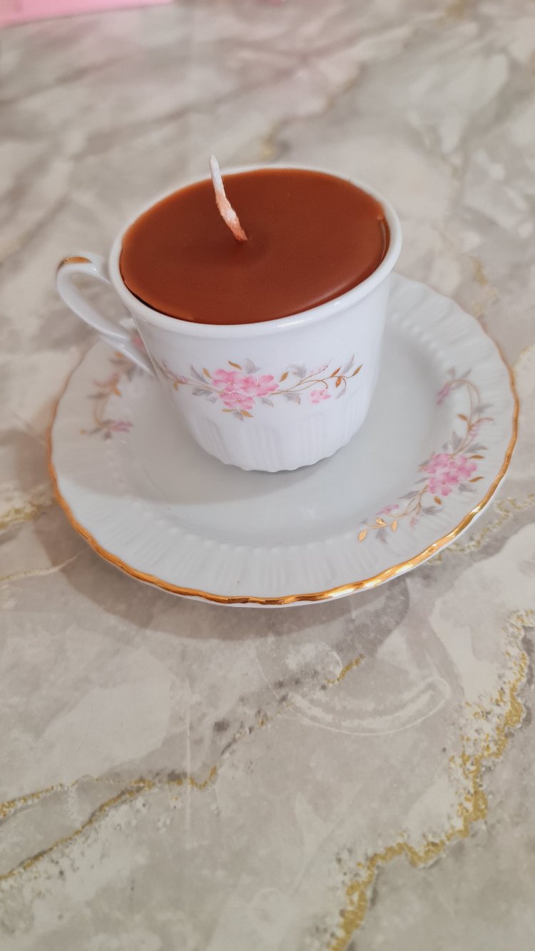 Türk kahvesi kokulu mum
