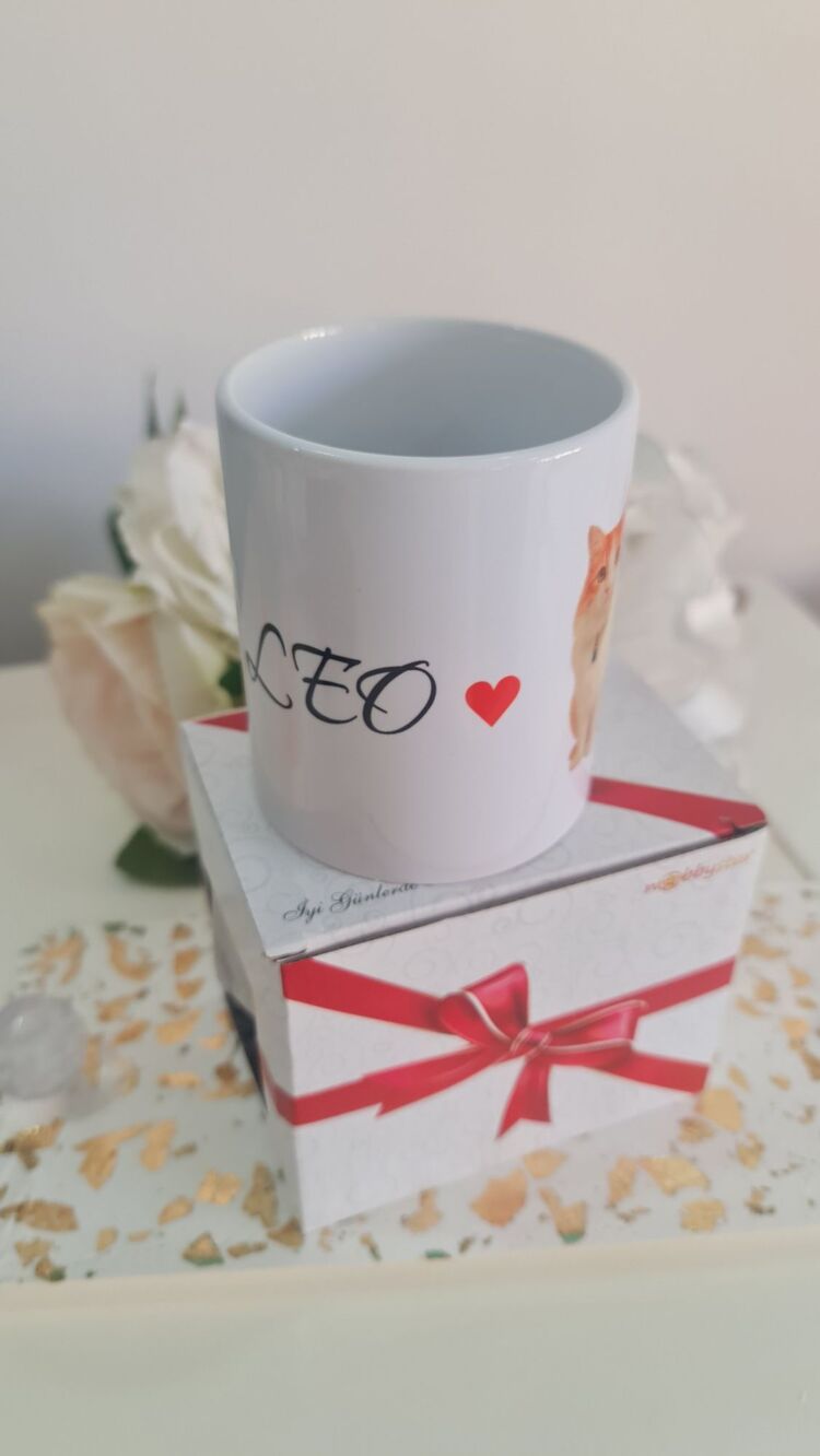 Leo baskılı kupa