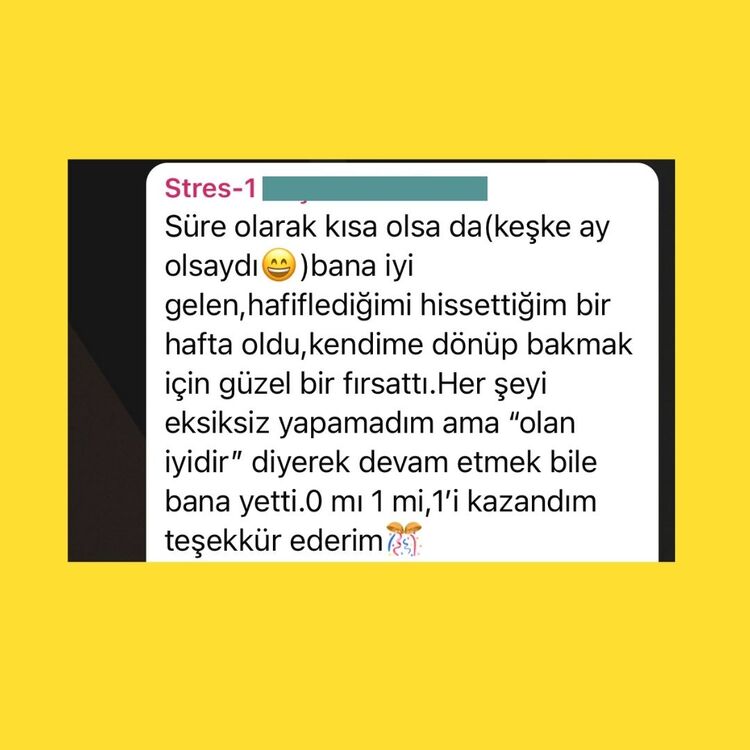 Erken Kayıt İndirimi: 28 Temmuz-3 Ağustos Stresini Hafiflet Grup Programı