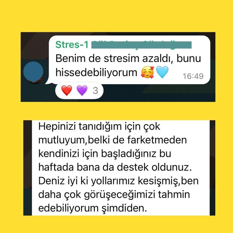 Erken Kayıt İndirimi: 28 Temmuz-3 Ağustos Stresini Hafiflet Grup Programı