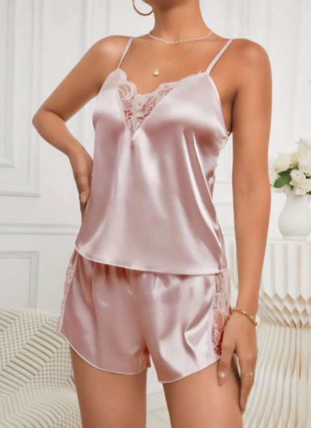Lins Saten Pijama Takımı