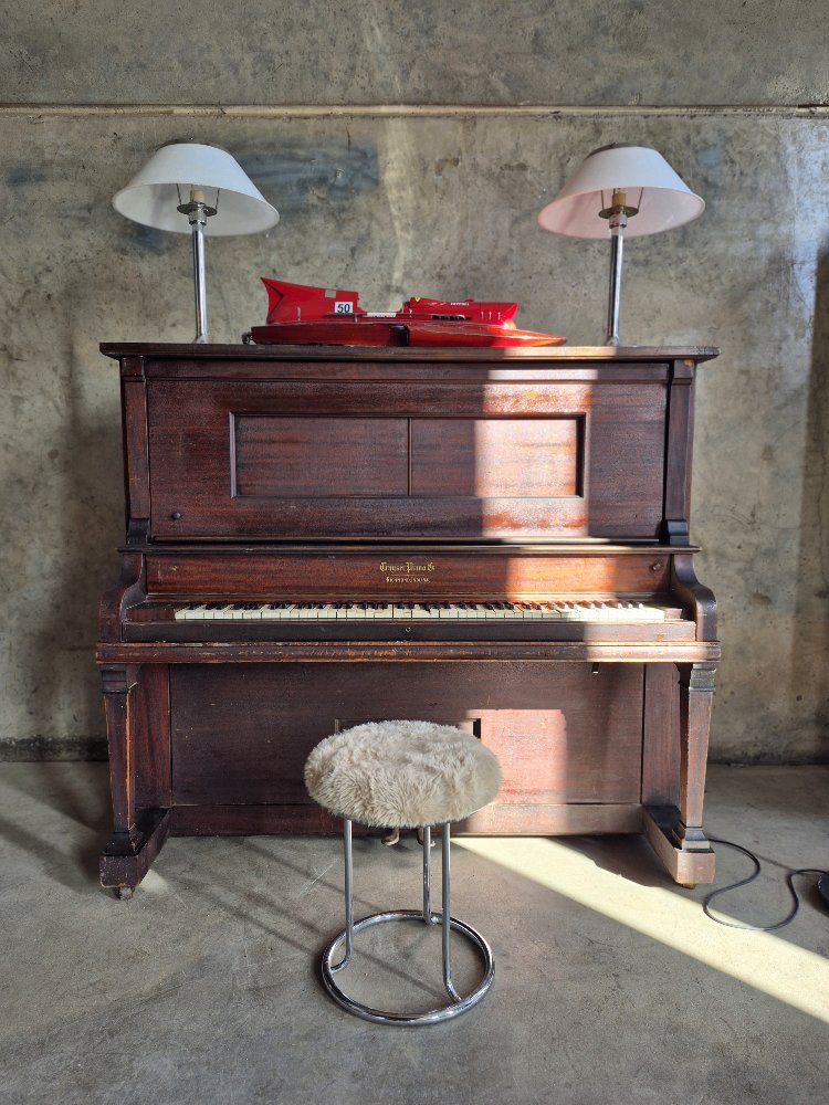 Mid-Century Modern Krom Tabure