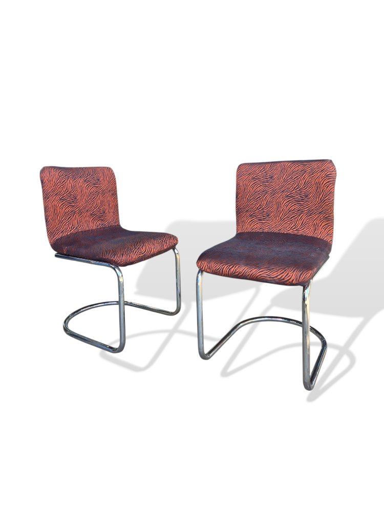 .Colber Italy Krom Sandalye (1980’ler)