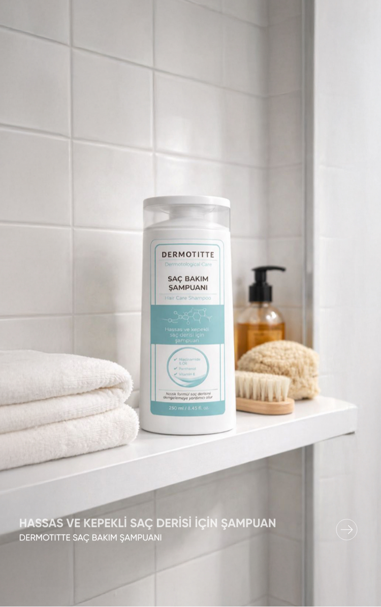 Dermotitte Onaricı Saç Bakım Şampuanı | Dermatit ve Eğilimli Saç tipleri Için | 250 ml