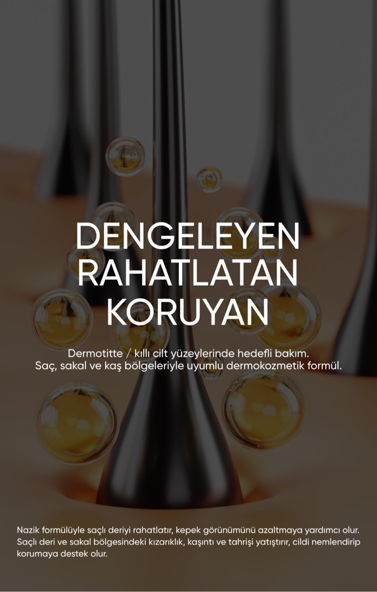 Dermotitte Onaricı Saç Bakım Şampuanı | Dermatit ve Eğilimli Saç tipleri Için | 250 ml