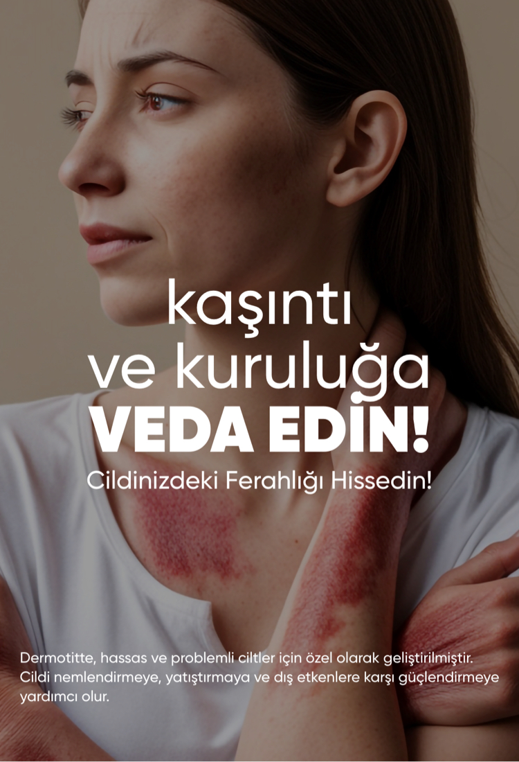 Dermotitte Egzama ve Sedefe Eğilimli Ciltler  Onarıcı ve yatıştırıcı Bakım Kremi 