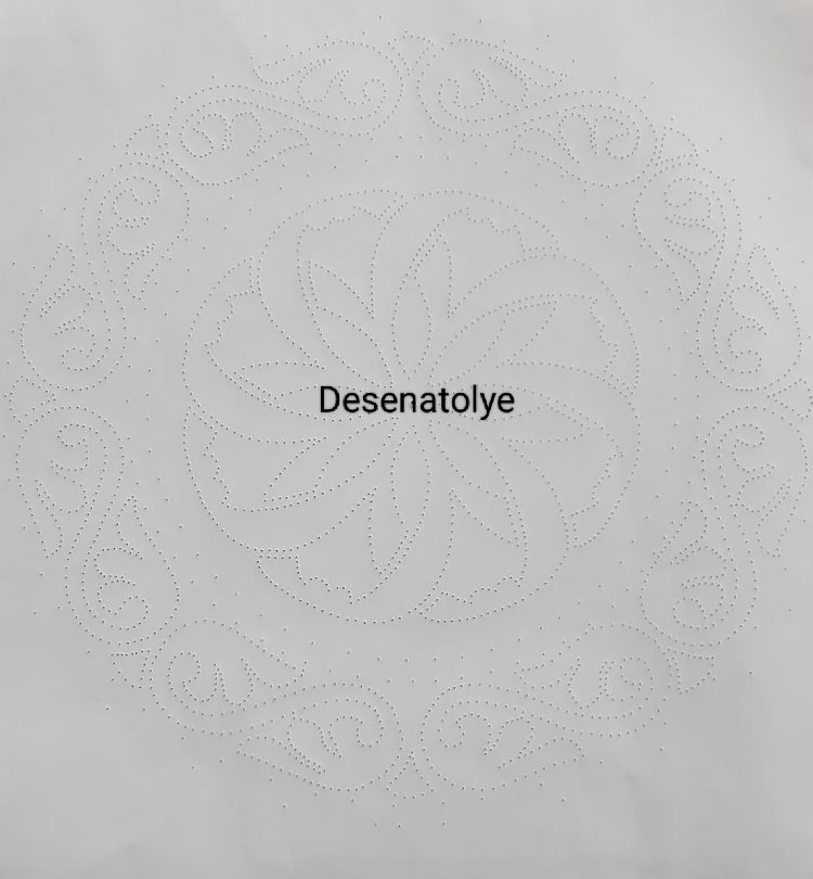 Çini desen şablonu