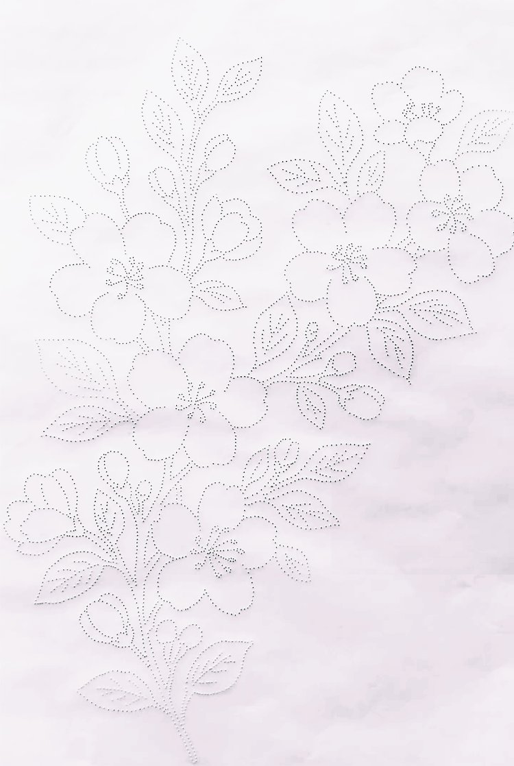 Sakura dalı şablonu 