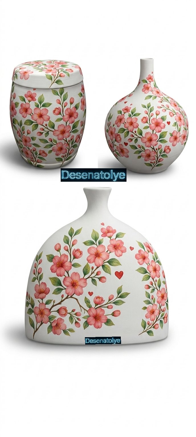 Sakura dalı şablonu 