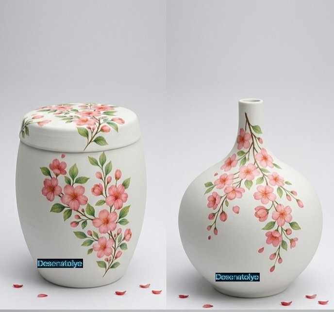Sakura dalı şablonu 
