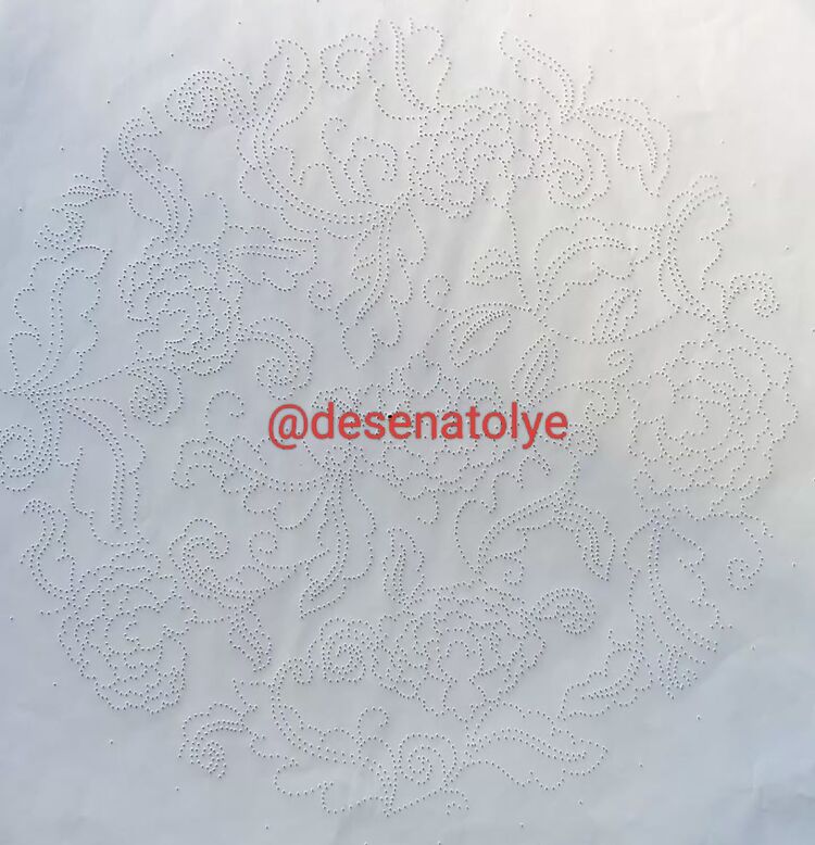 Modern çini deseni
