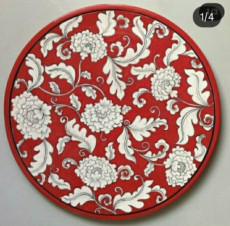Modern çini deseni