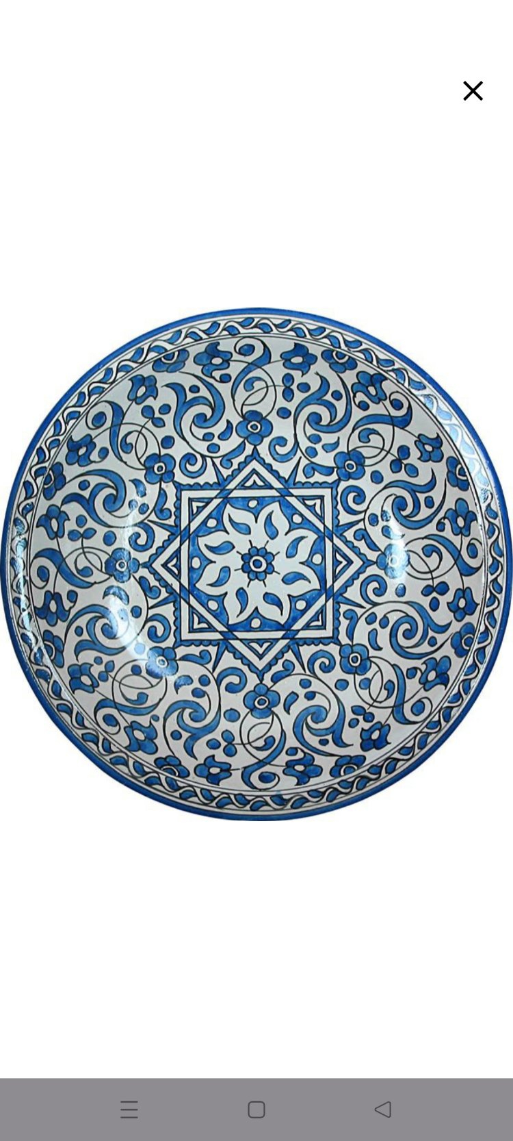 Modern çini şablon