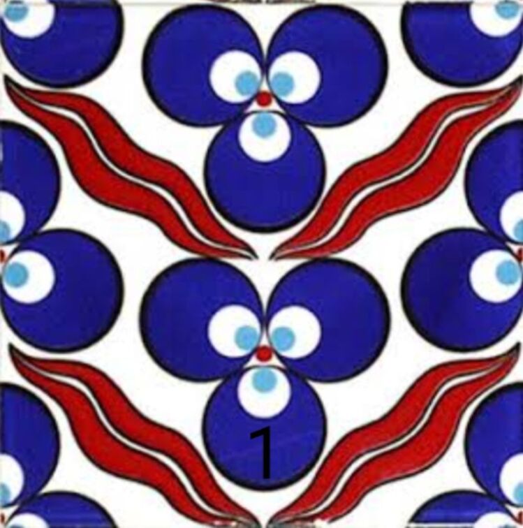 10x10 cm klasik motif