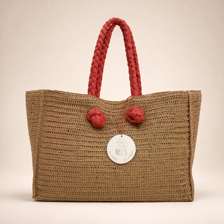 Mel's Naturel Chic Bag / Red