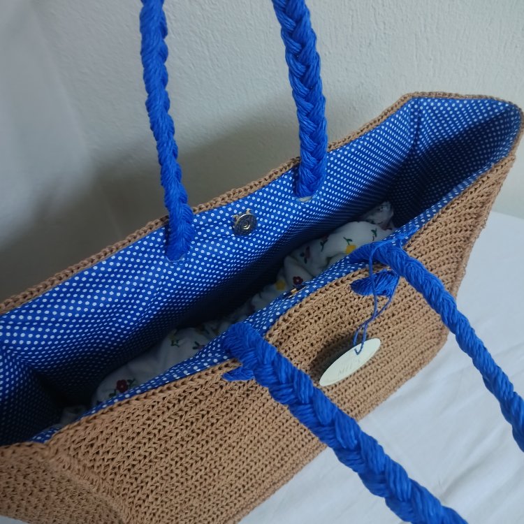 Mel's Naturel Chic Bag / Sax