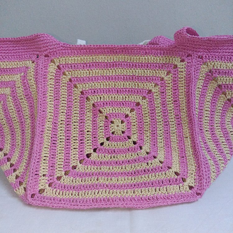 Pink beach bag