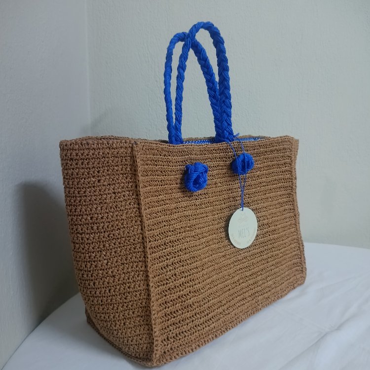 Mel's Naturel Chic Bag / Sax