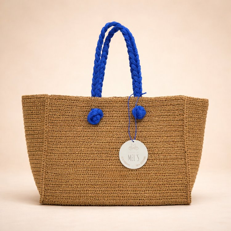 Mel's Naturel Chic Bag / Sax