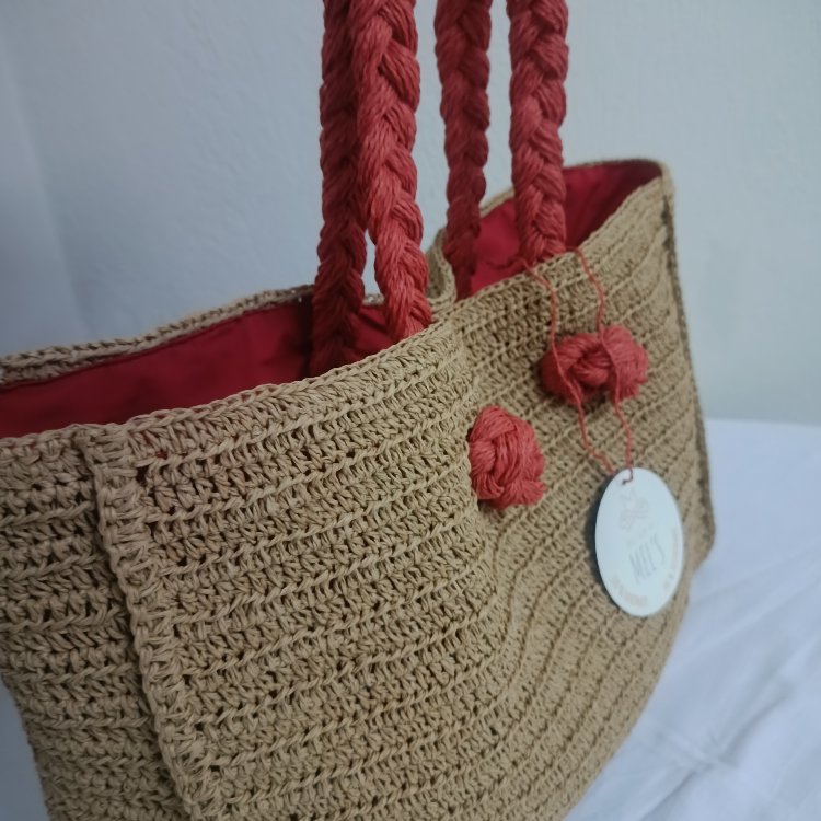 Mel's Naturel Chic Bag / Red