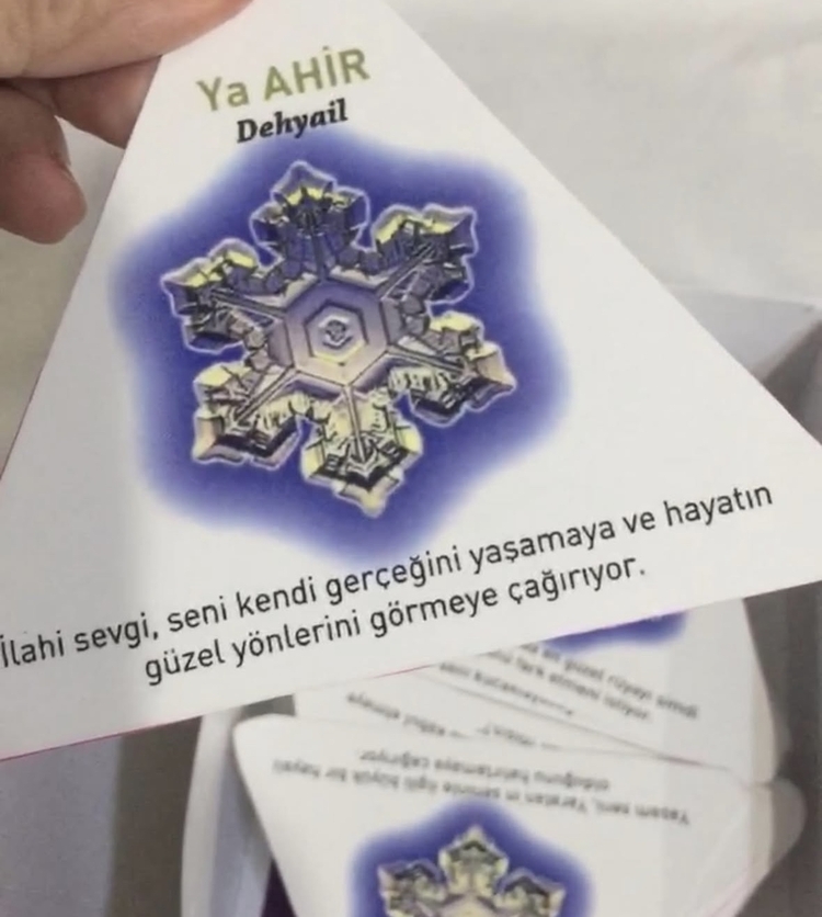 Esma-ül Hüsna ve Melek kartları 
