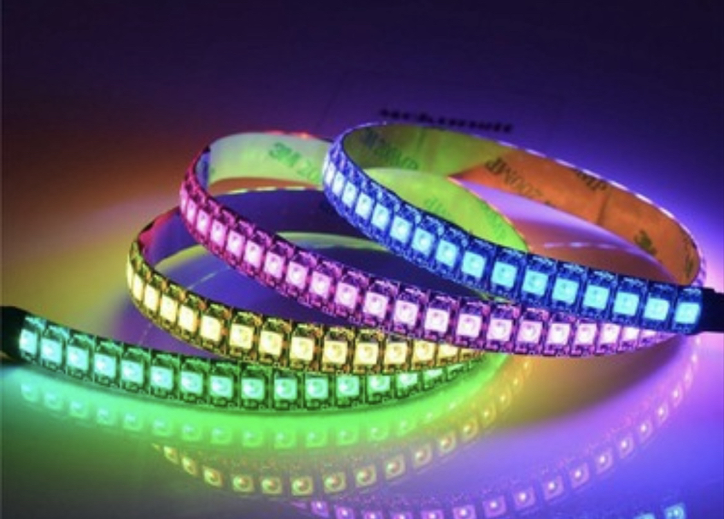 5v adreslenebilir rgb şeritled 144 ledli