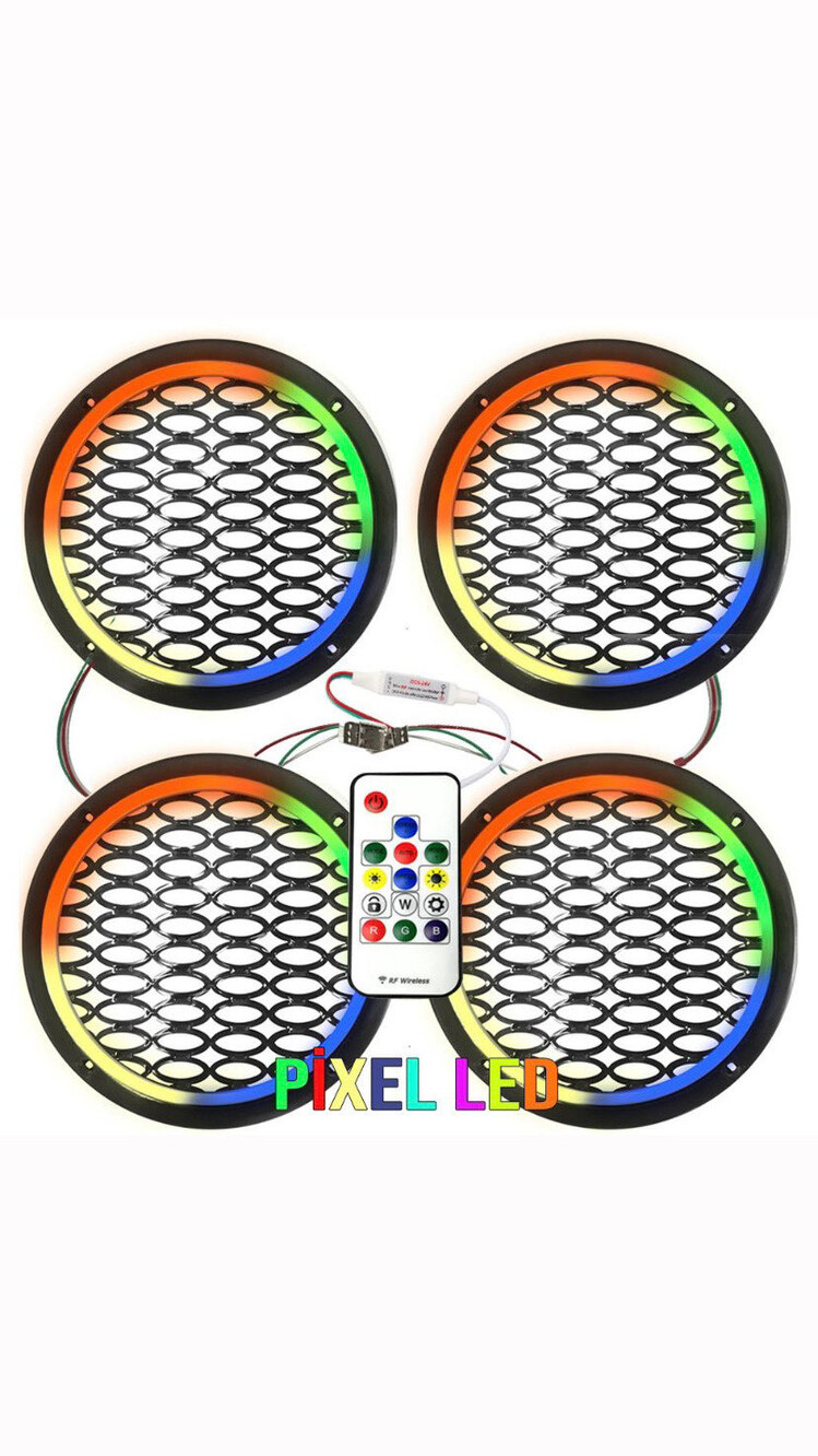Hoparlör kapak set animasyonlu pixel rgb