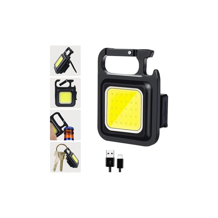 30 Cob LED Mini Anahtarlık Fener