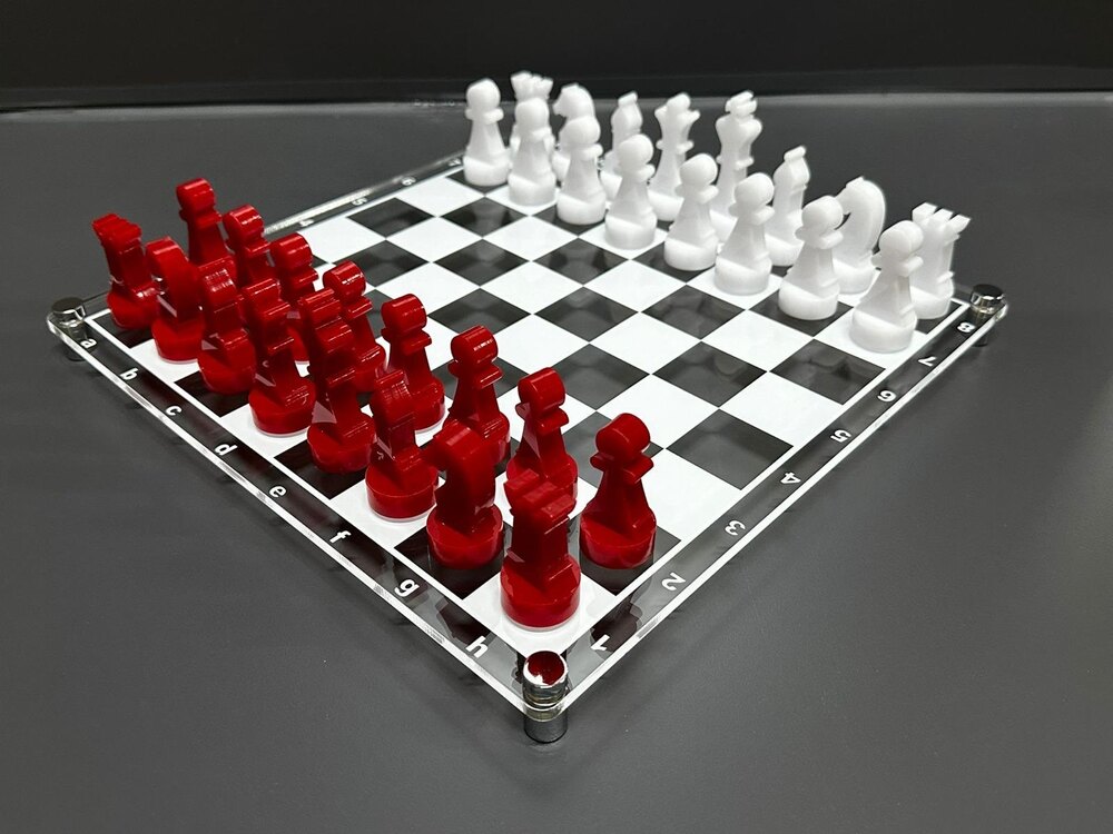 30X30 TÜRKİYE RENKLERİ SANTRANÇ TAKIMI