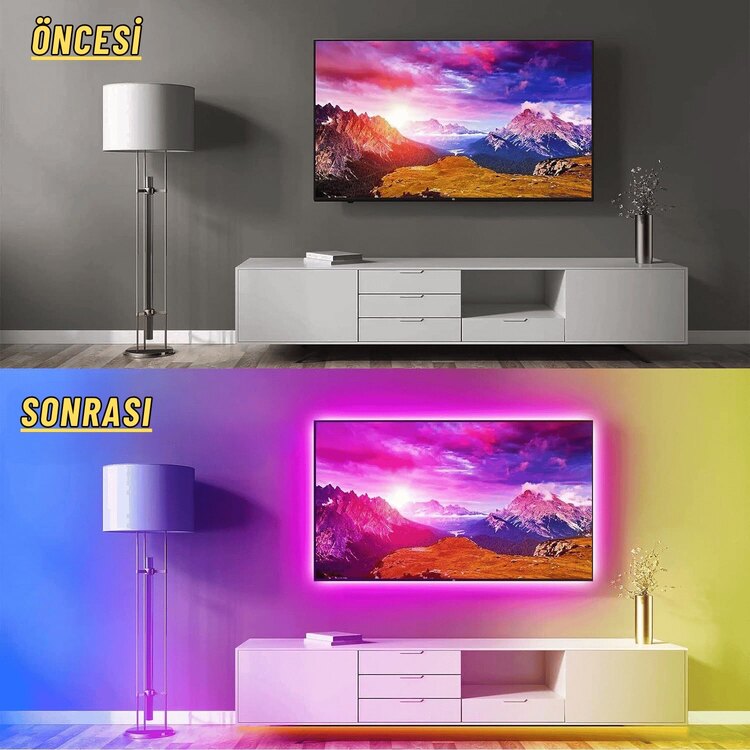 Tv arkası ambians led