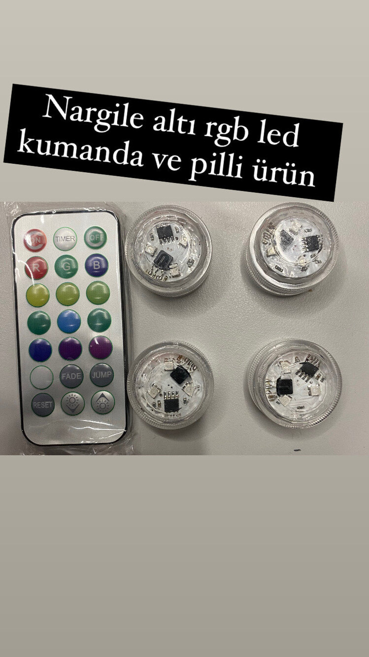 Nargile altı led rgb
