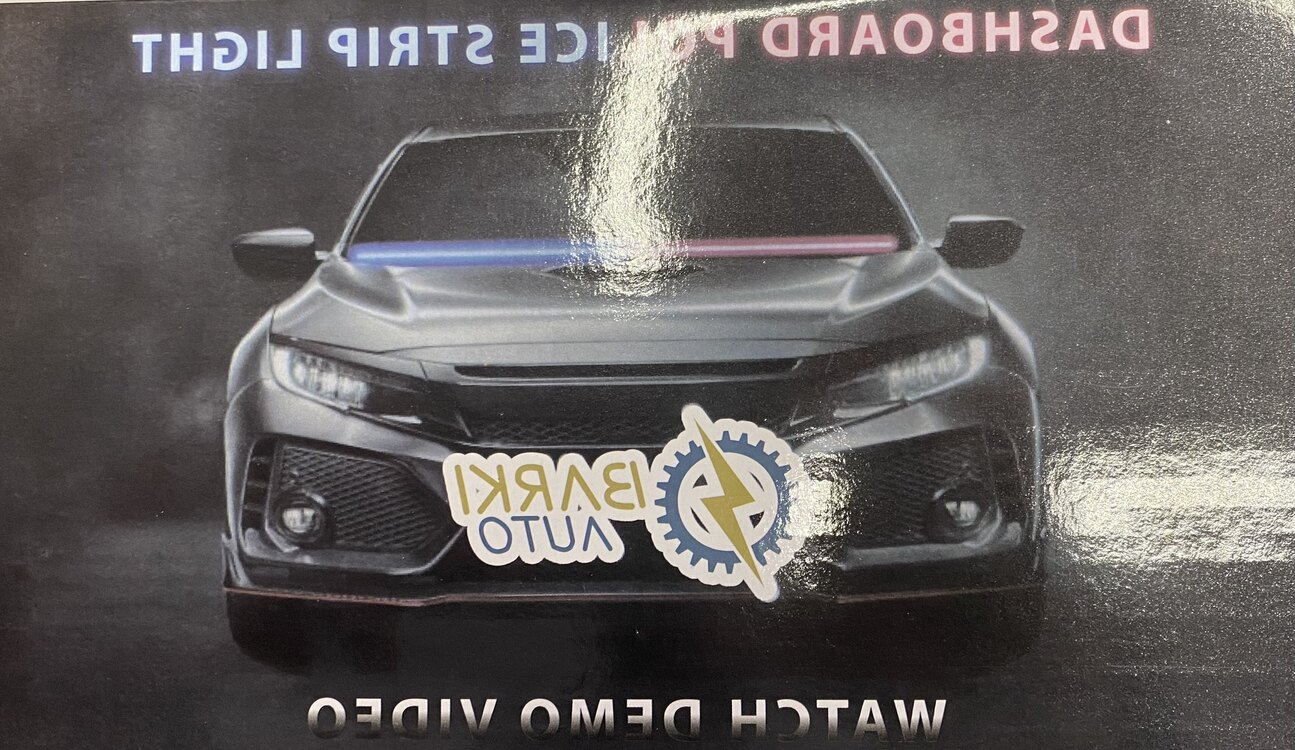 Araç içi çakar led
