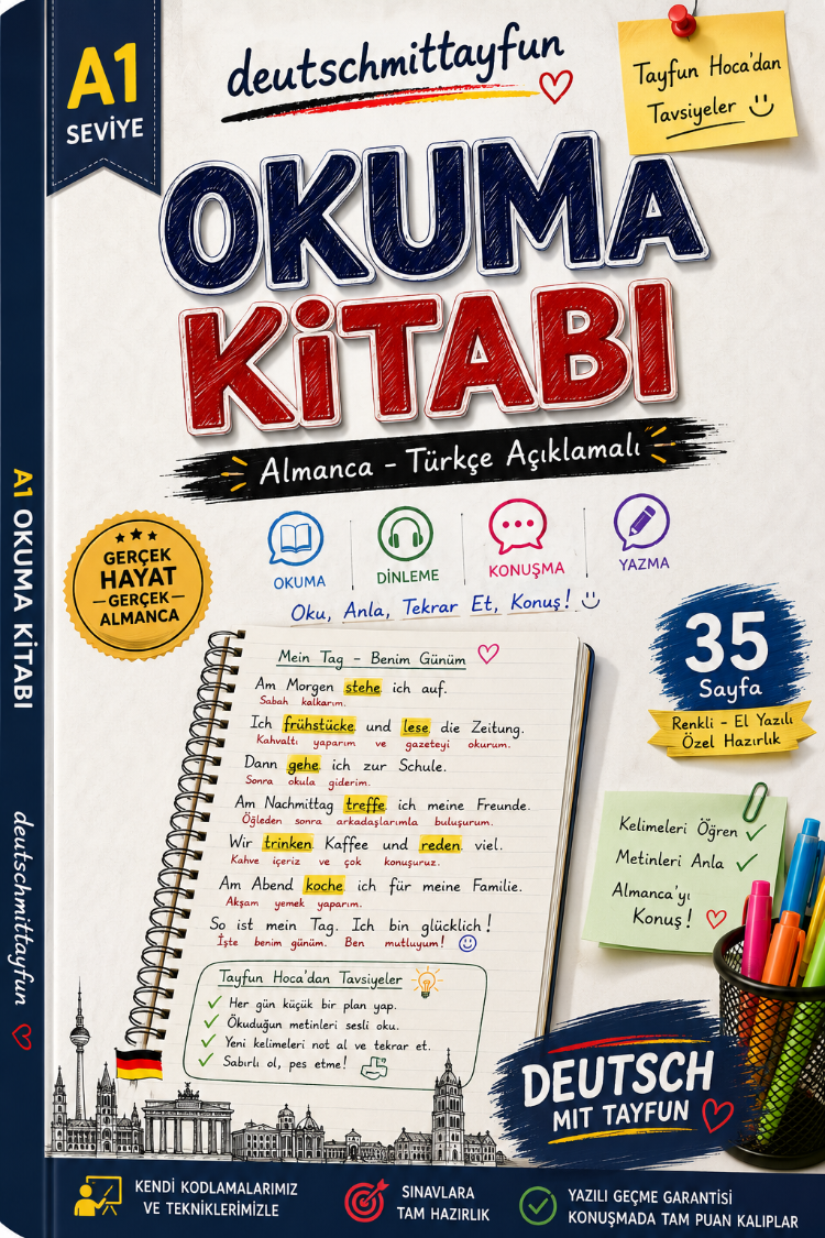  A1 OKUMA KİTABI ÇIKTI! ✨