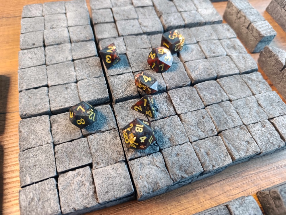 Gri Taş Orjinal Dungeon Zemin Tile Set