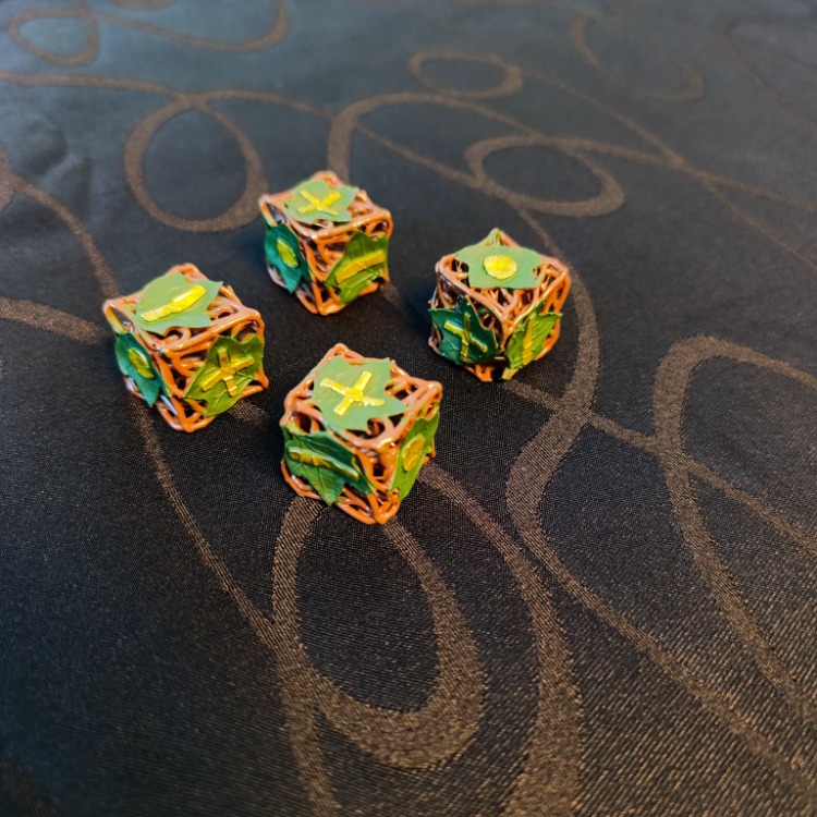 FATE Leafy Gold Zar Seti! (3d Print Reçine)