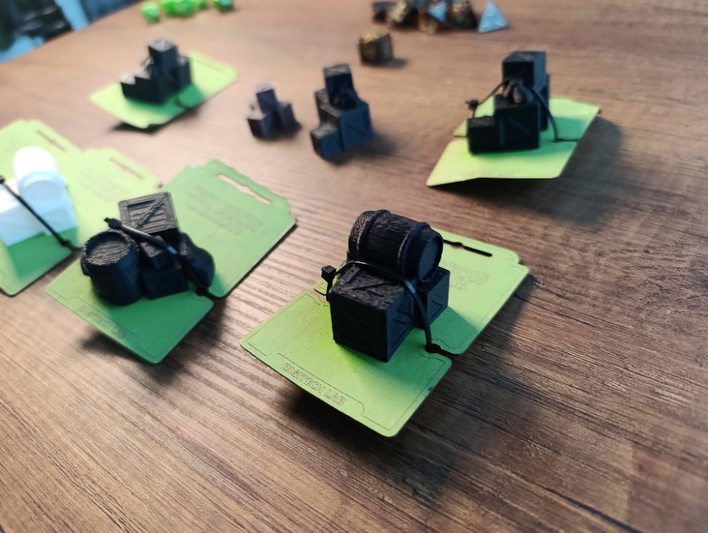 Dungeon Decor Kutular ve Fıçılar