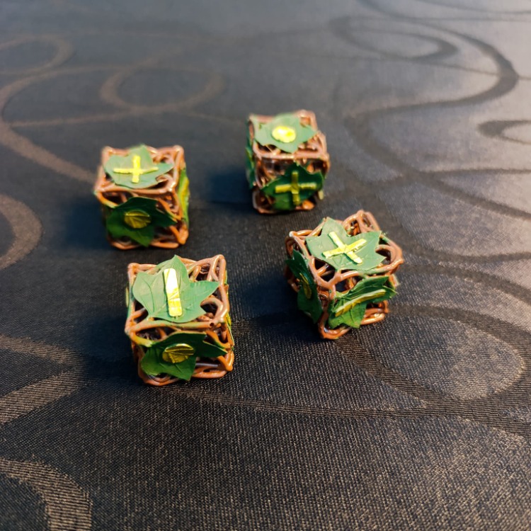 FATE Leafy Gold Zar Seti! (3d Print Reçine)