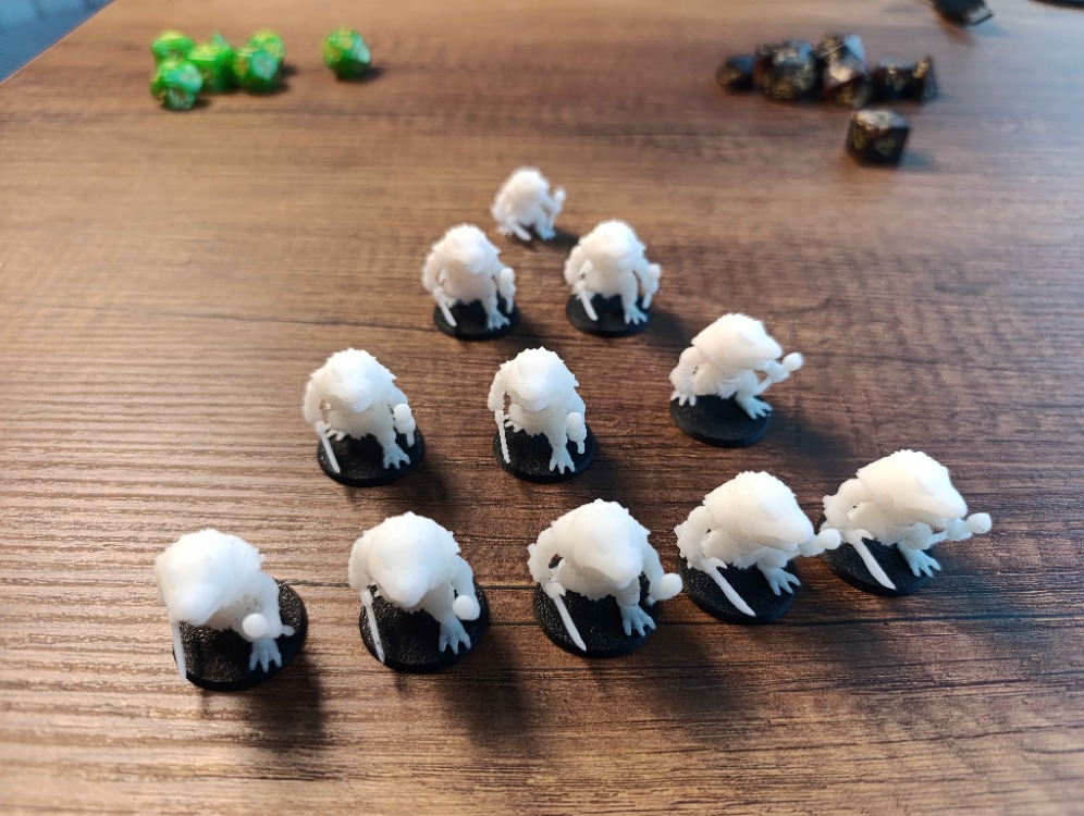 Kurbağa Ribbit Kurbik 3D Mini Reçine