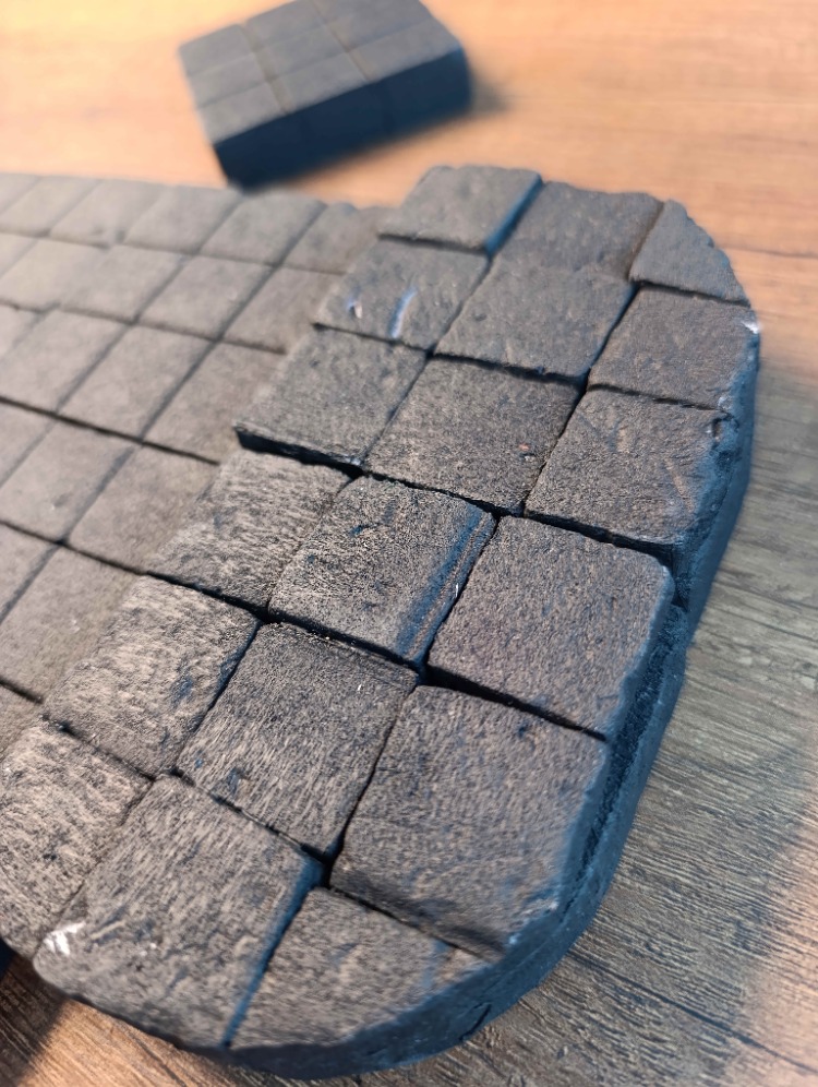 Siyah Nekrotik Dungeon Zemin Tile Set