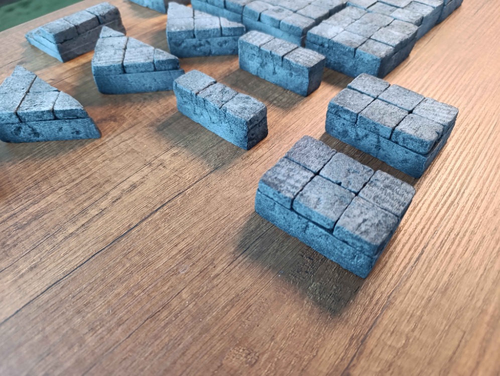 Gri Taş Orjinal Dungeon Zemin Tile Set