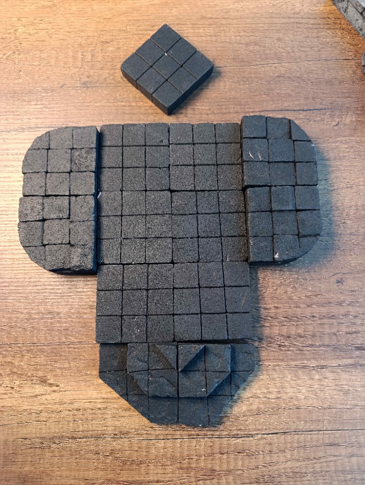 Siyah Nekrotik Dungeon Zemin Tile Set