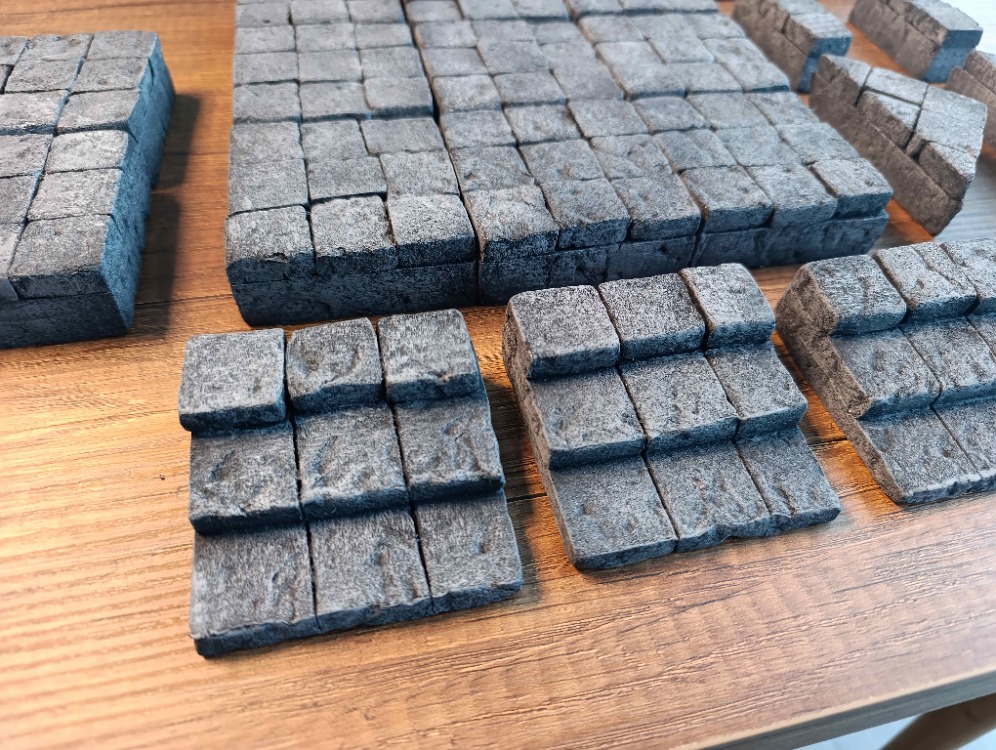 Gri Taş Orjinal Dungeon Zemin Tile Set