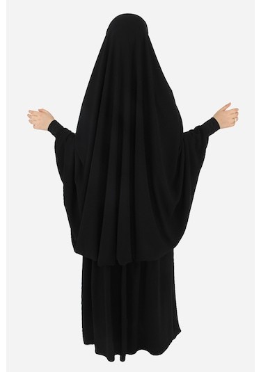 Jet Siyah Soft Krep Çarşafı şerif 
