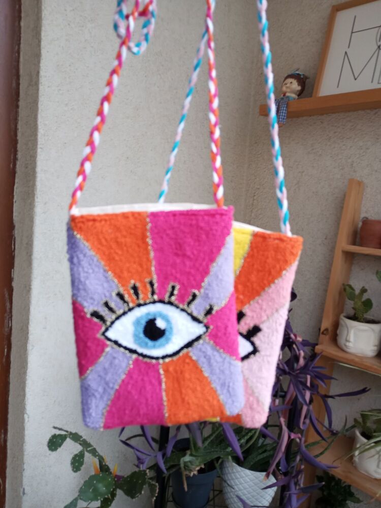 gözlü gökkuşağı phonebag