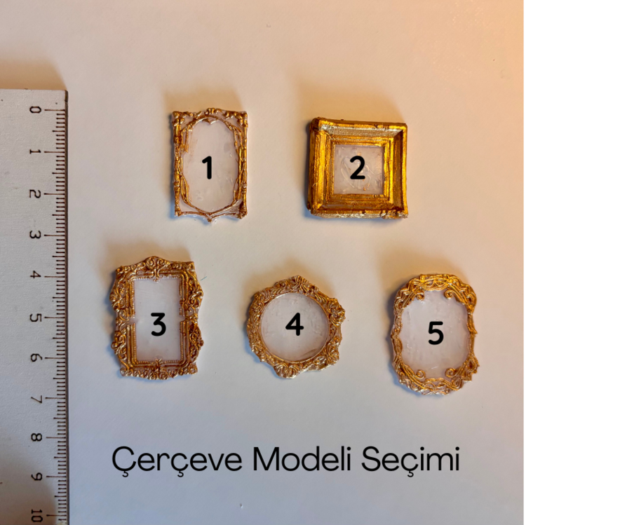 Anahtarlık Kişiye Özel Fotoğraflı Minyatür Çerçeveli