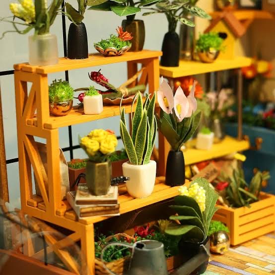 Çiçekçi dükkanı booknook