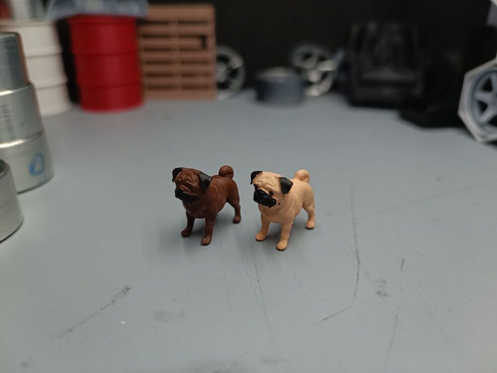 1/18 Ölçek Pug 